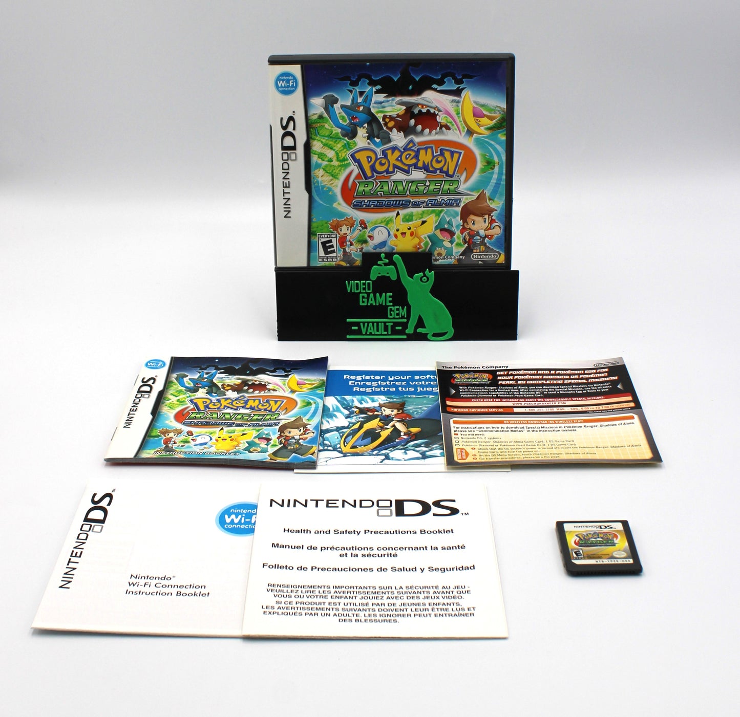 Pokémon Ranger: Shadows of Almia (Nintendo DS, 2008) Complete, CIB + All Inserts!