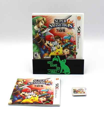 Super Smash Bros. (Nintendo 3DS, 2014) CIB + Manual, Tested! [Black Label]