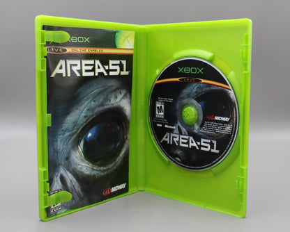 Area-51 (Microsoft Xbox, 2005) CIB, Complete W/Manual! Tested!