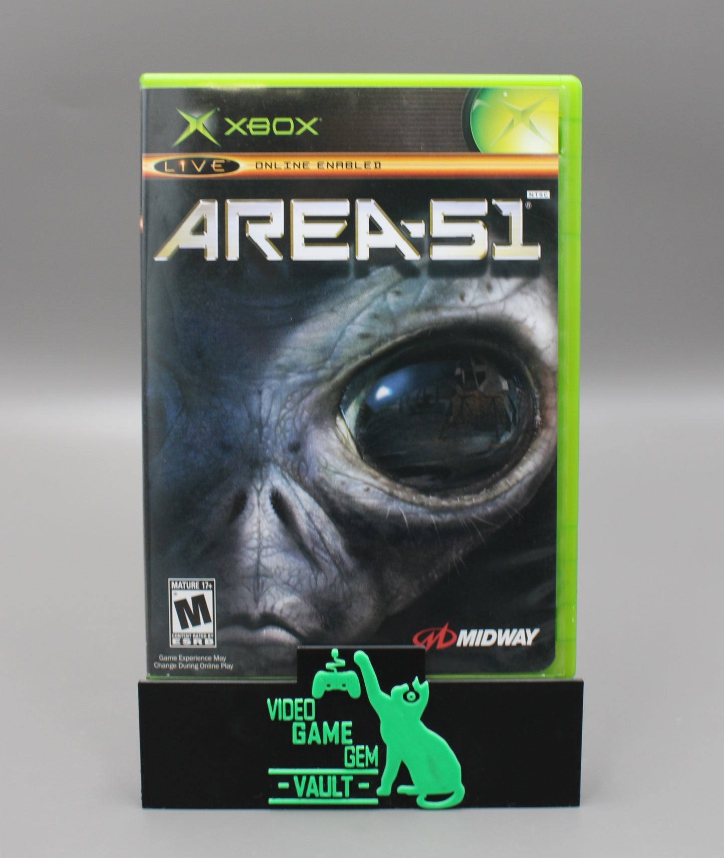 Area-51 (Microsoft Xbox, 2005) CIB, Complete W/Manual! Tested!