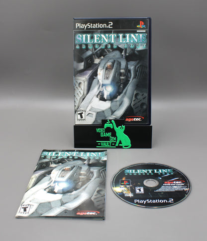 Armored Core: Silent Line (PlayStation 2, PS2, 2003) CIB Registration Card, Tested!