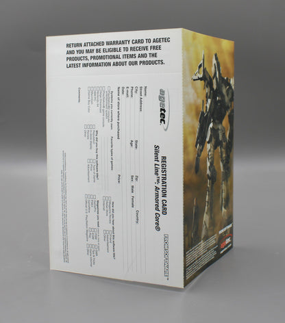 Armored Core: Silent Line (PlayStation 2, PS2, 2003) CIB Registration Card, Tested!