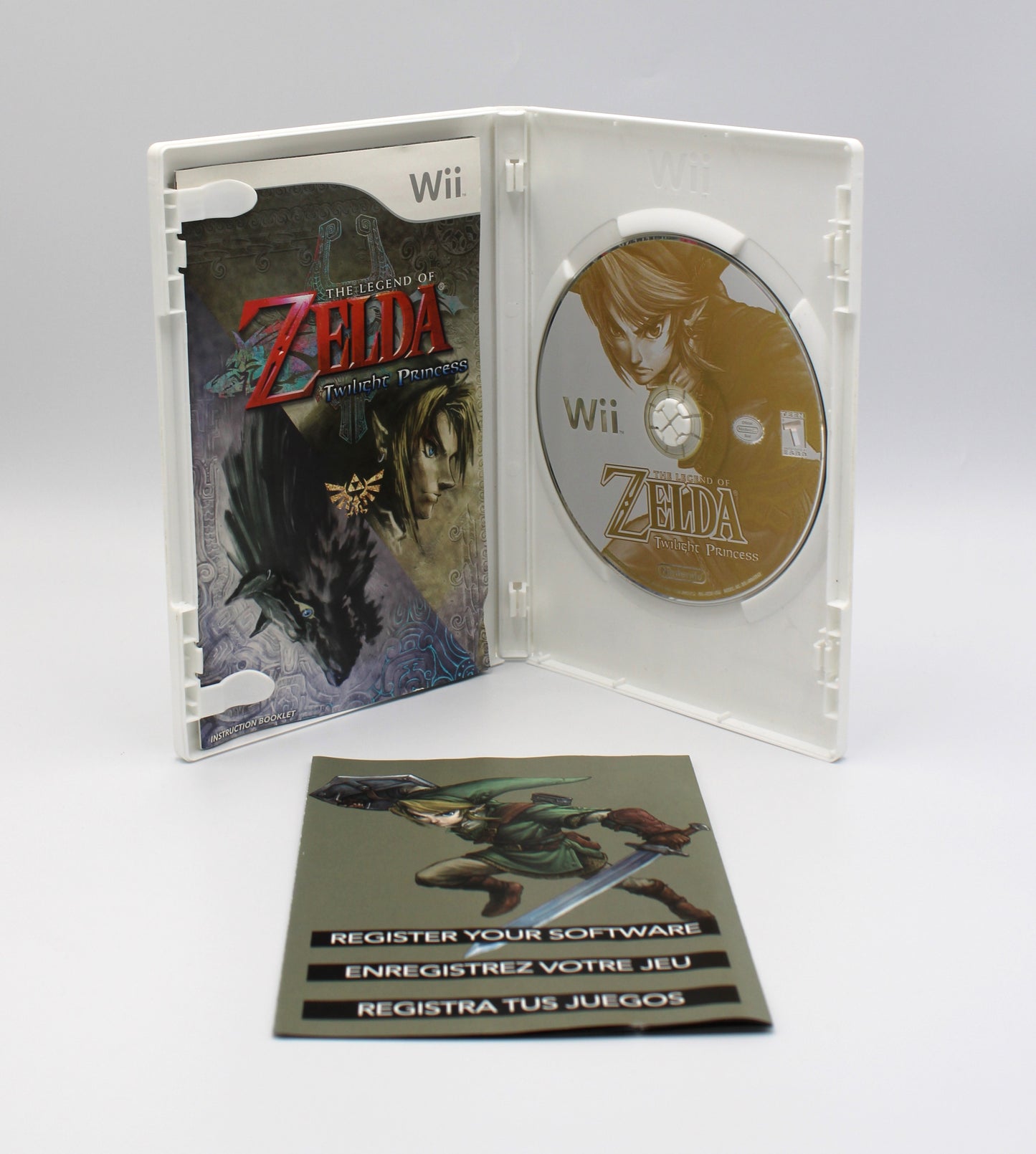 The Legend of Zelda: Twilight Princess (Nintendo Wii, 2006) CIB + Manual/Insert, Tested!