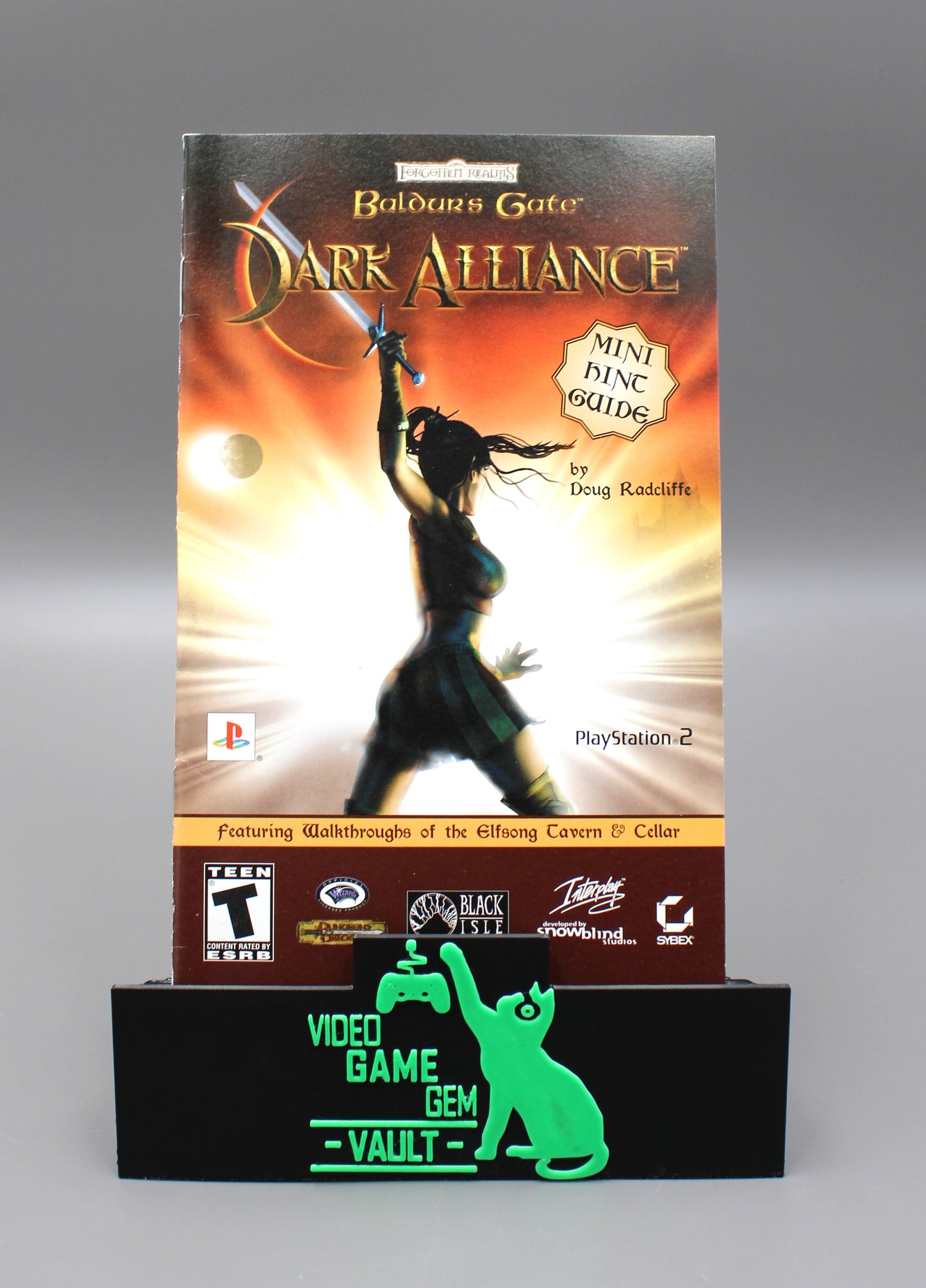 Baldur's Gate Dark Alliance Mini Hint Guide Manual Only Sony PS2PS2