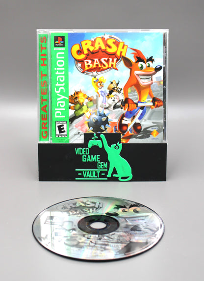 Crash Bash (Sony PlayStation, PS1, 2000) Greatest Hits, Complete CIB