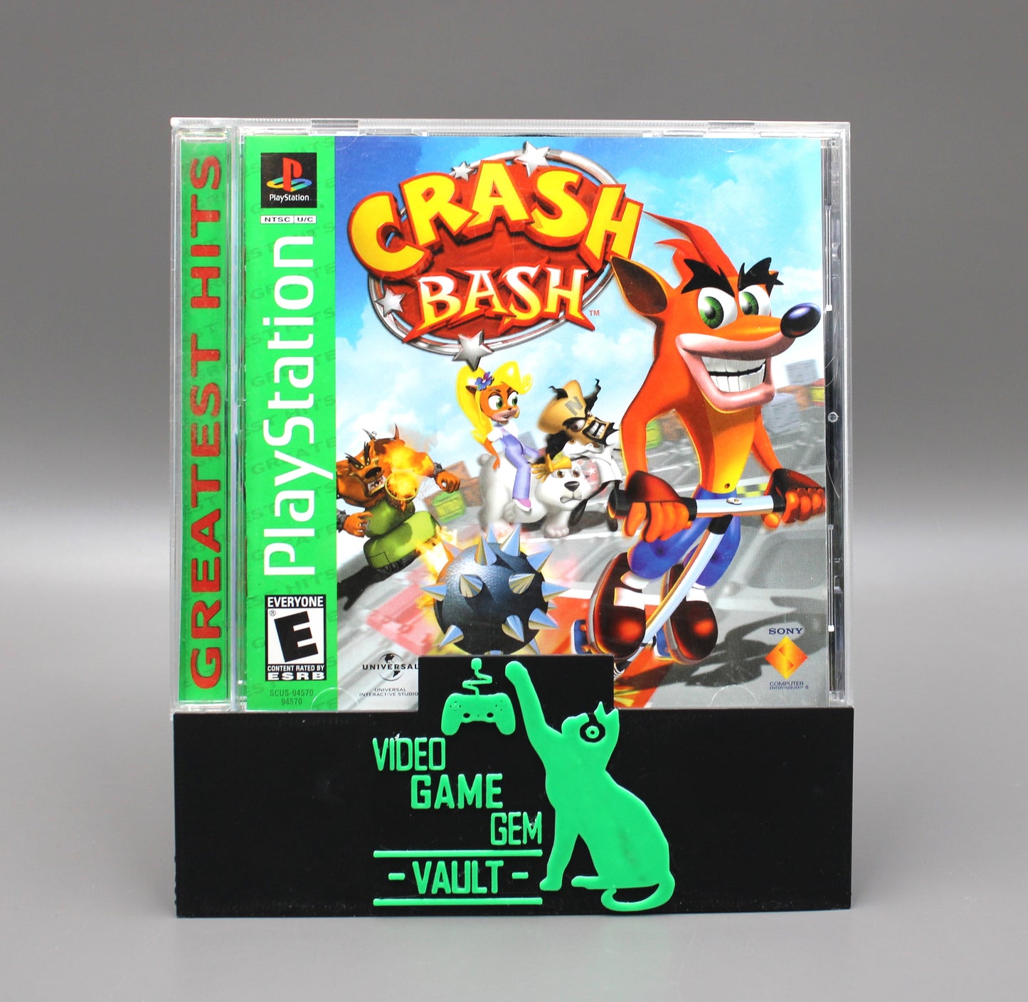 Crash Bash (Sony PlayStation, PS1, 2000) Greatest Hits, Complete CIB