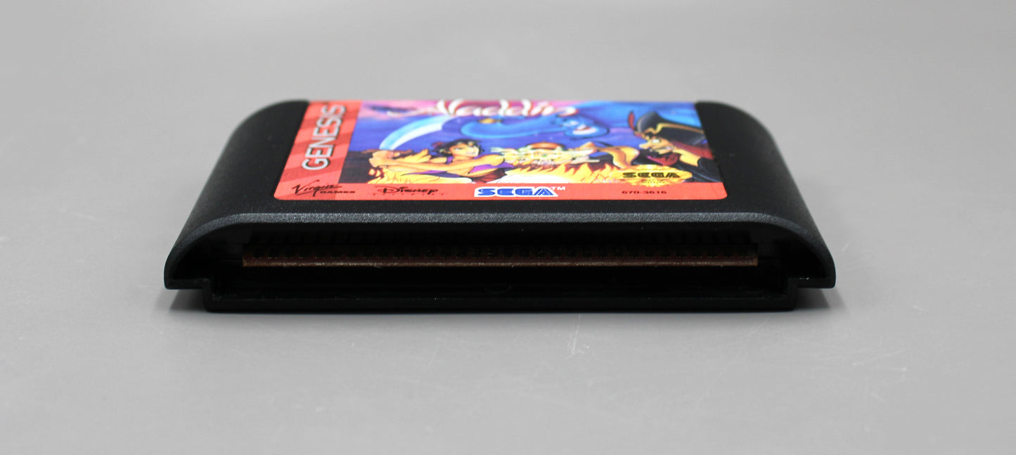 Disney's Aladdin (Sega Genesis, 1993) Game Cartridge, Cleaned & Tested!