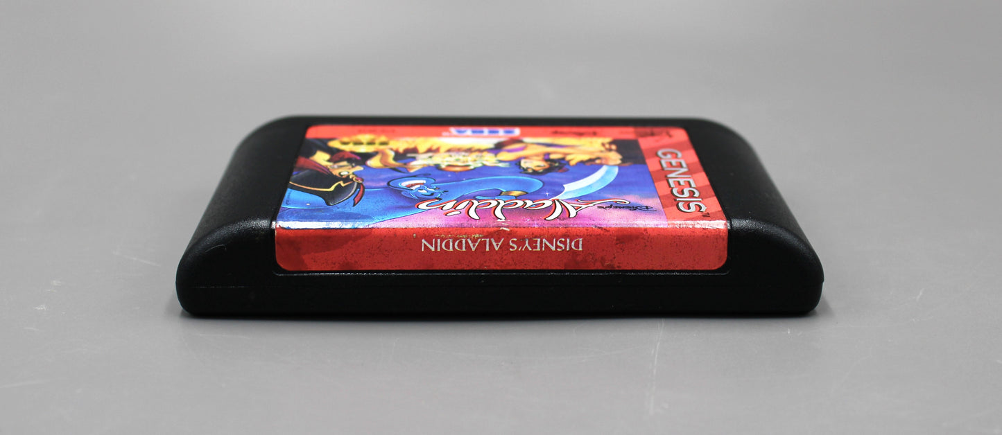 Disney's Aladdin (Sega Genesis, 1993) Game Cartridge, Cleaned & Tested!