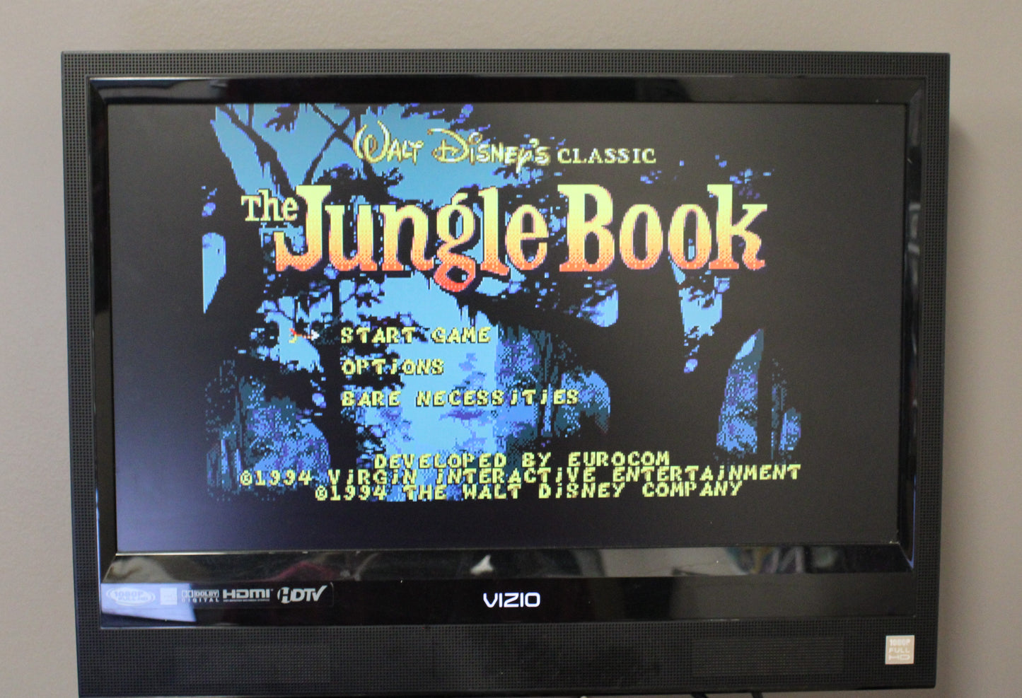 The Jungle Book (Sega Genesis, 1994) Game Cartridge, Cleaned & Tested!