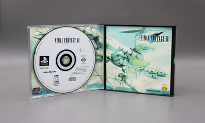 Final Fantasy VII 7 (PlayStation 1, PS1, 1997) Misprint, Black Label! CIB