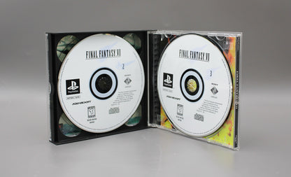 Final Fantasy VII 7 (PlayStation 1, PS1, 1997) Misprint, Black Label! CIB