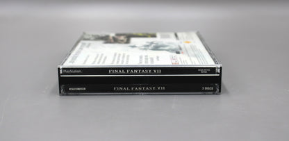 Final Fantasy VII 7 (PlayStation 1, PS1, 1997) Misprint, Black Label! CIB