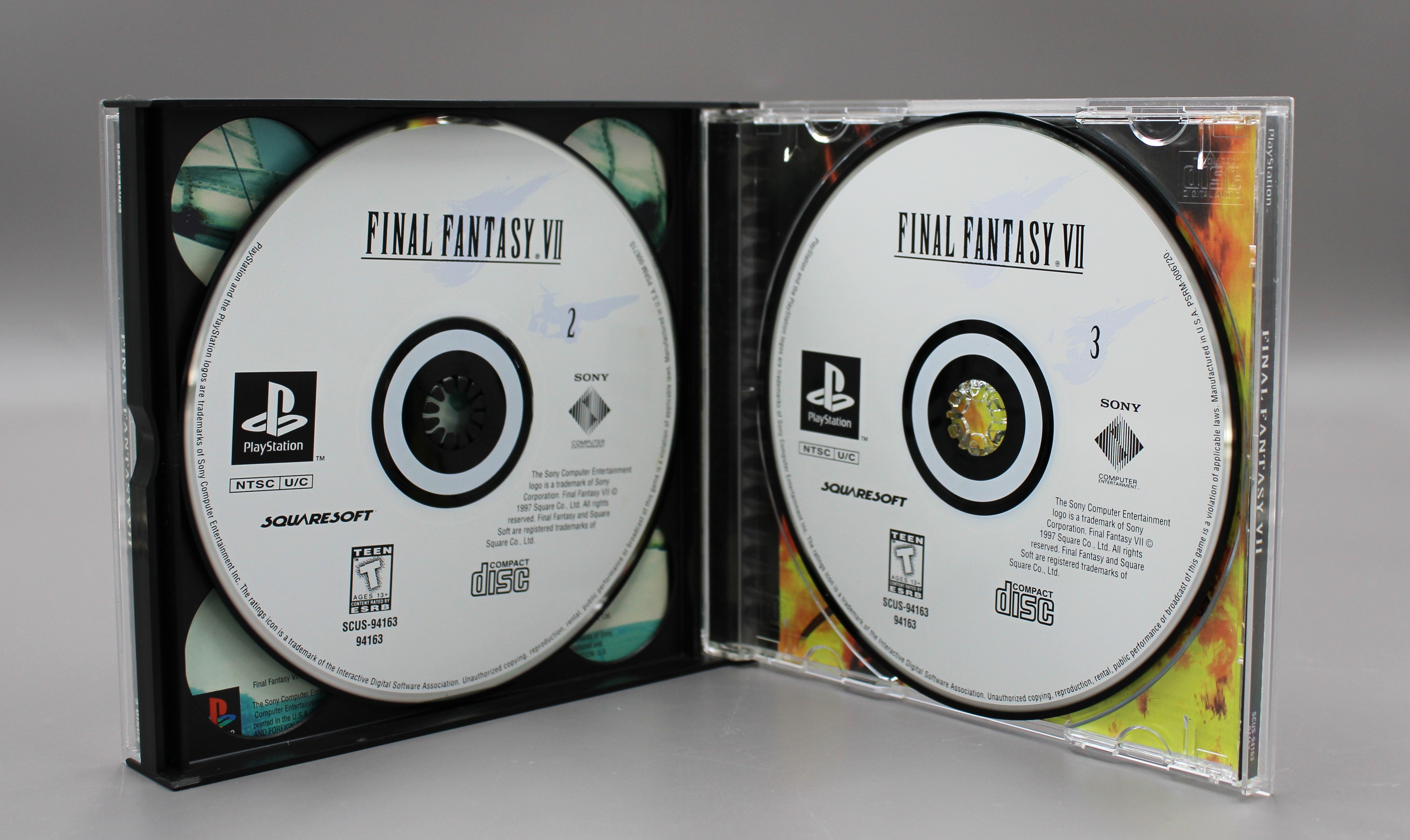 Final orders Fantasy VII PlayStation 1 1997 Black Label Misprint Complete PS1