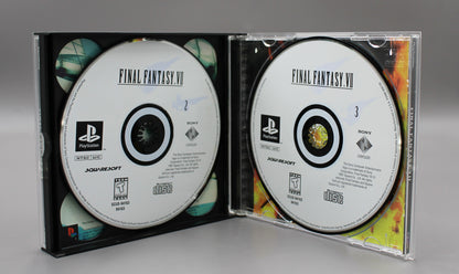 Final Fantasy VII 7 Misprint (PlayStation 1, PS1, 1997) CIB, Floating i