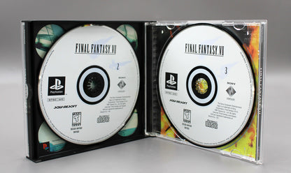 Final Fantasy VII 7 Misprint (PlayStation 1, PS1, 1997) CIB, Black Label!