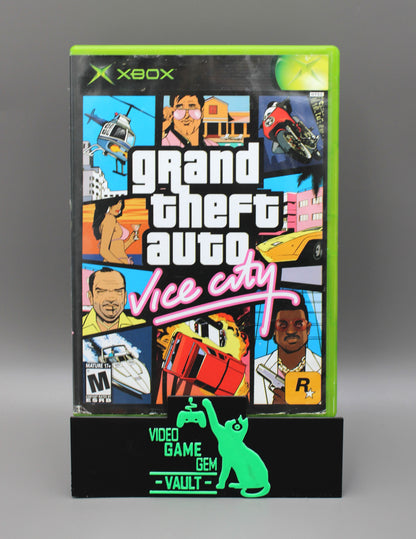 GTA Grand Theft Auto: Vice City (Xbox, 2003) CIB W/Map! Blockbuster