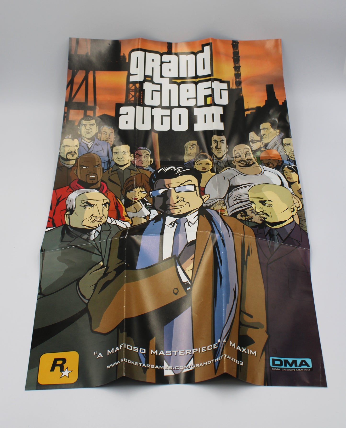 GTA Grand Theft Auto III 3 (PlayStation 2, PS2) CIB + Map/Poster & Manual!