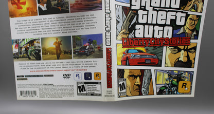 GTA Grand Theft Auto: Liberty City Stories (PlayStation 2, PS2, 2006) Tested! No Manual