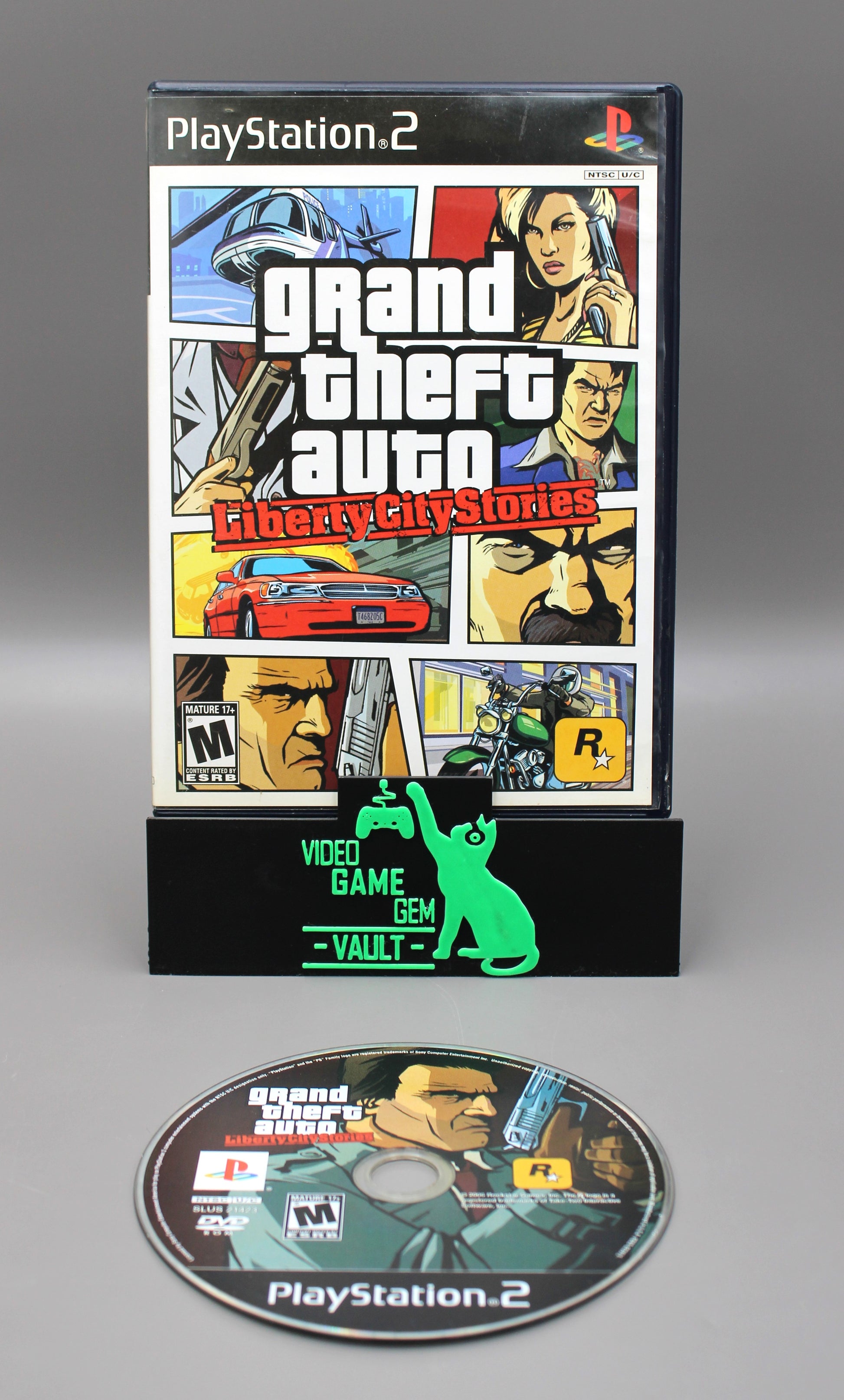 GTA Grand Theft Auto: Liberty City Stories (PlayStation 2, PS2, 2006) Tested! No Manual