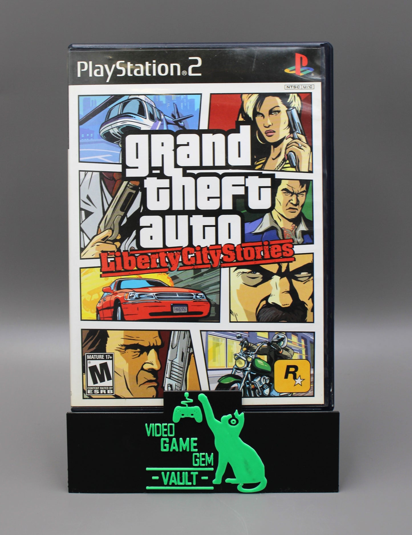 GTA Grand Theft Auto: Liberty City Stories (PlayStation 2, PS2, 2006) Tested! No Manual