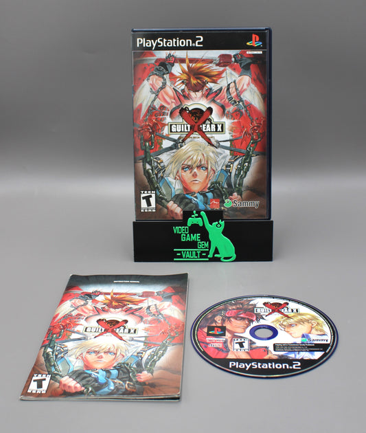 Guilty Gear X (PlayStation 2, PS2, 2001) CIB W/Registration Card, Tested!