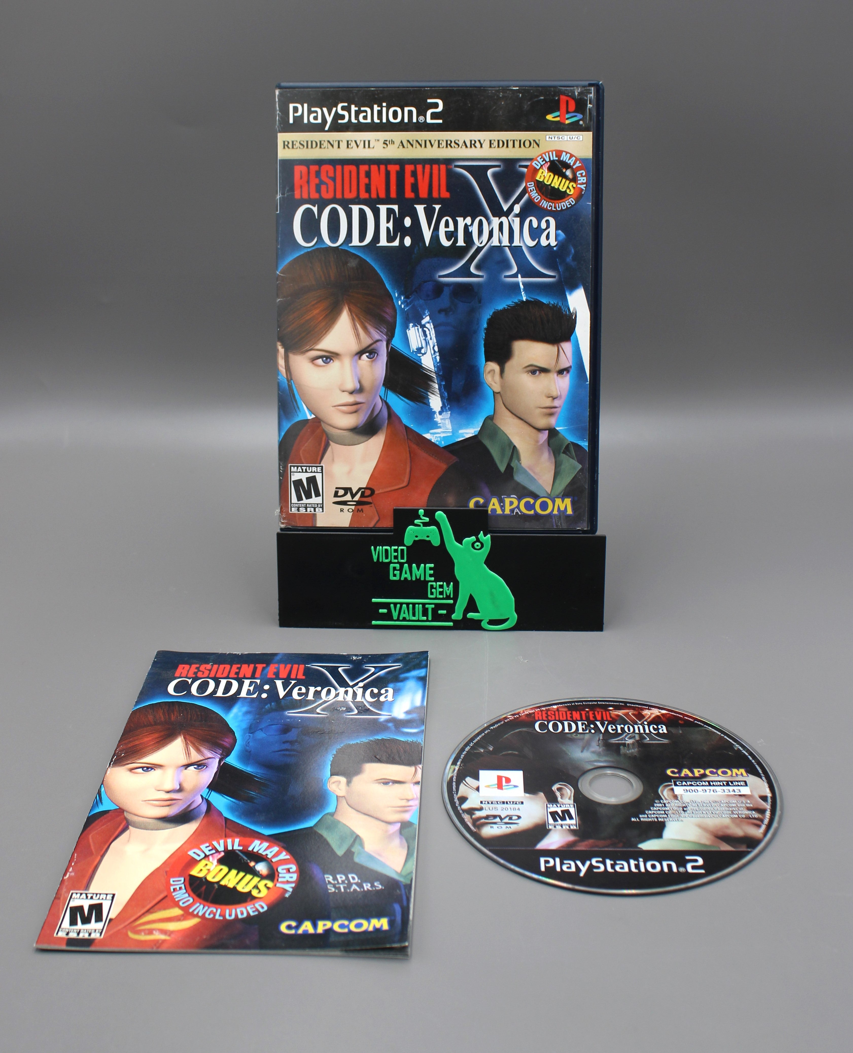 Resident Evil Code Veronica X Case & Manual purchases for Nintendo GameCube