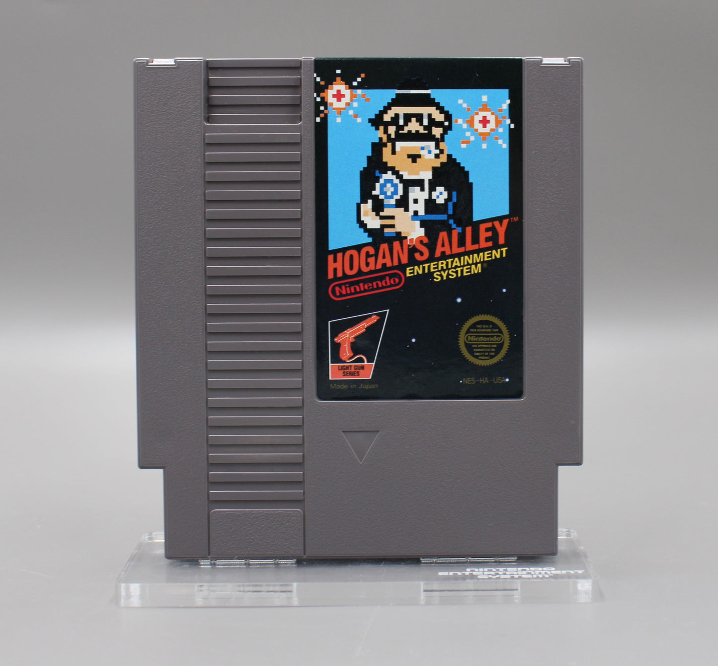 Hogan's Alley (Nintendo NES, 1985) Game Cartridge, Cleaned & Tested! [3 Screw]