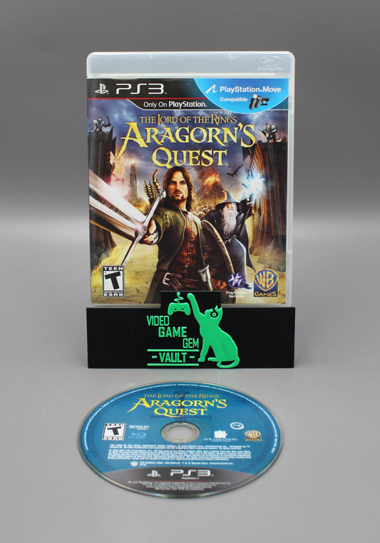 The Lord Of The Rings: Aragorn's Quest (Sony PlayStation 3, PS3, 2010) No Manual, Tested!