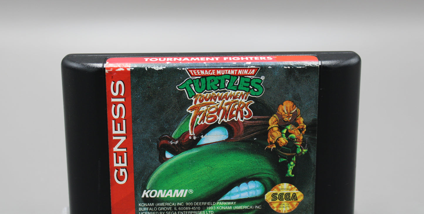 TMNT Teenage Mutant Ninja Turtles: Tournament Fighters (Sega Genesis, 1993) Game Cartridge [Konami]