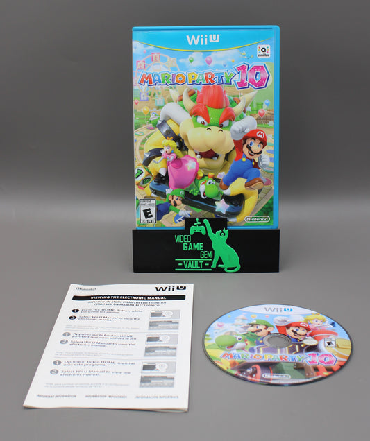 Mario Party 10 (Nintendo Wii U, 2015) CIB, Complete W/Manual!