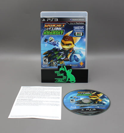 Ratchet & Clank: Full Frontal Assault (PlayStation 3, PS3, 2012) CIB W/Insert! Tested