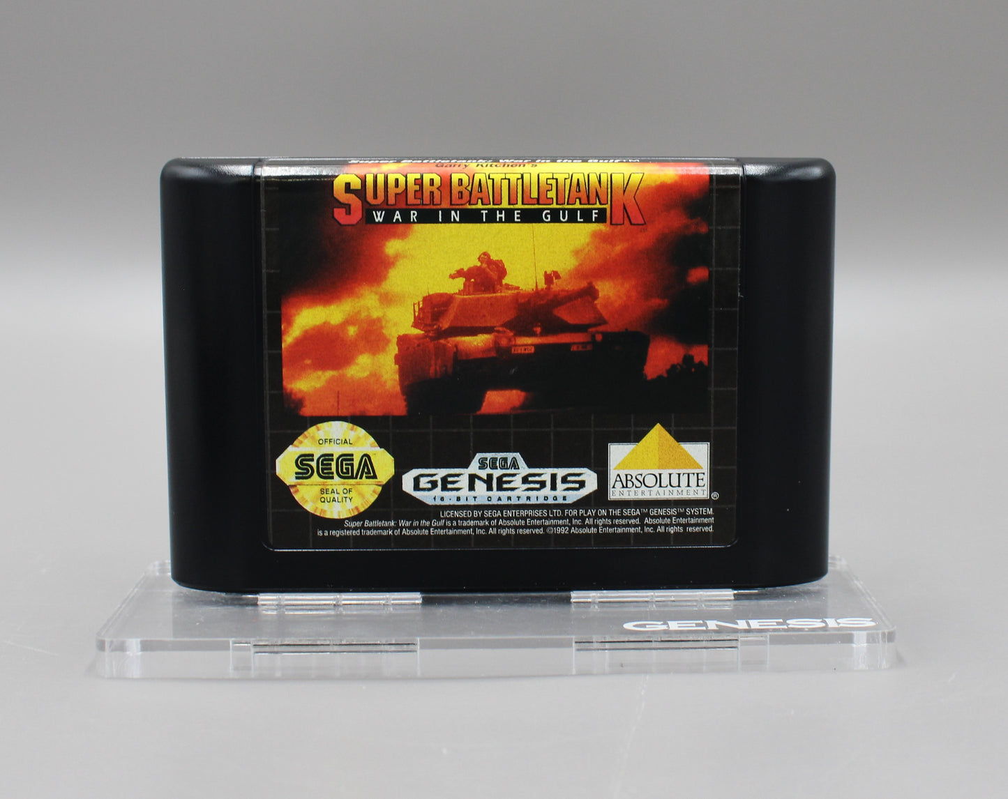 Super Battletank: War in the Gulf (Sega Genesis, 1992) CIB, Complete W/Manual!