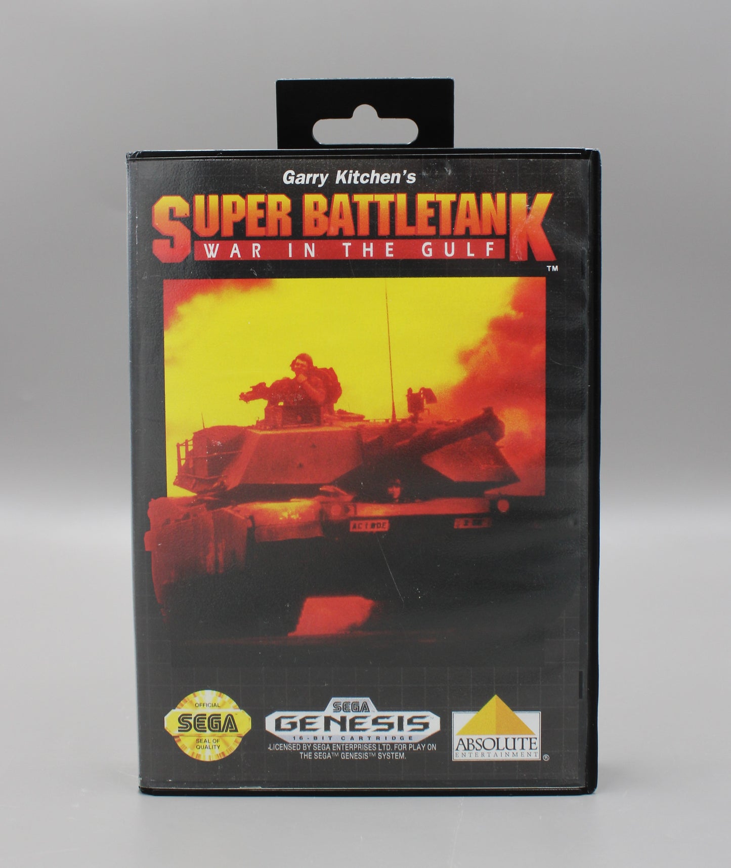 Super Battletank: War in the Gulf (Sega Genesis, 1992) CIB, Complete W/Manual!