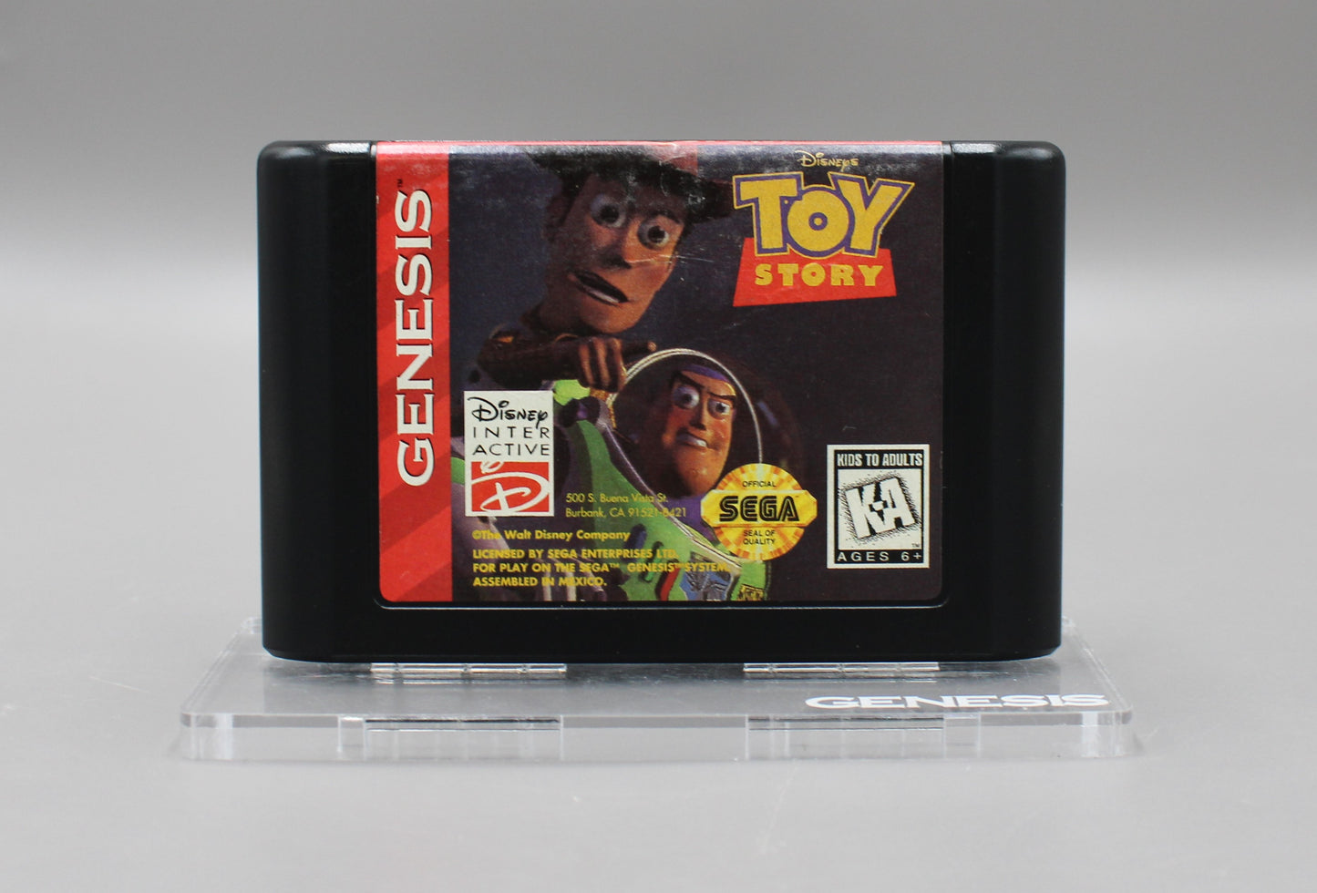 Disney's Toy Story (Sega Genesis, 1995) Game Cartridge, Cleaned & Tested!