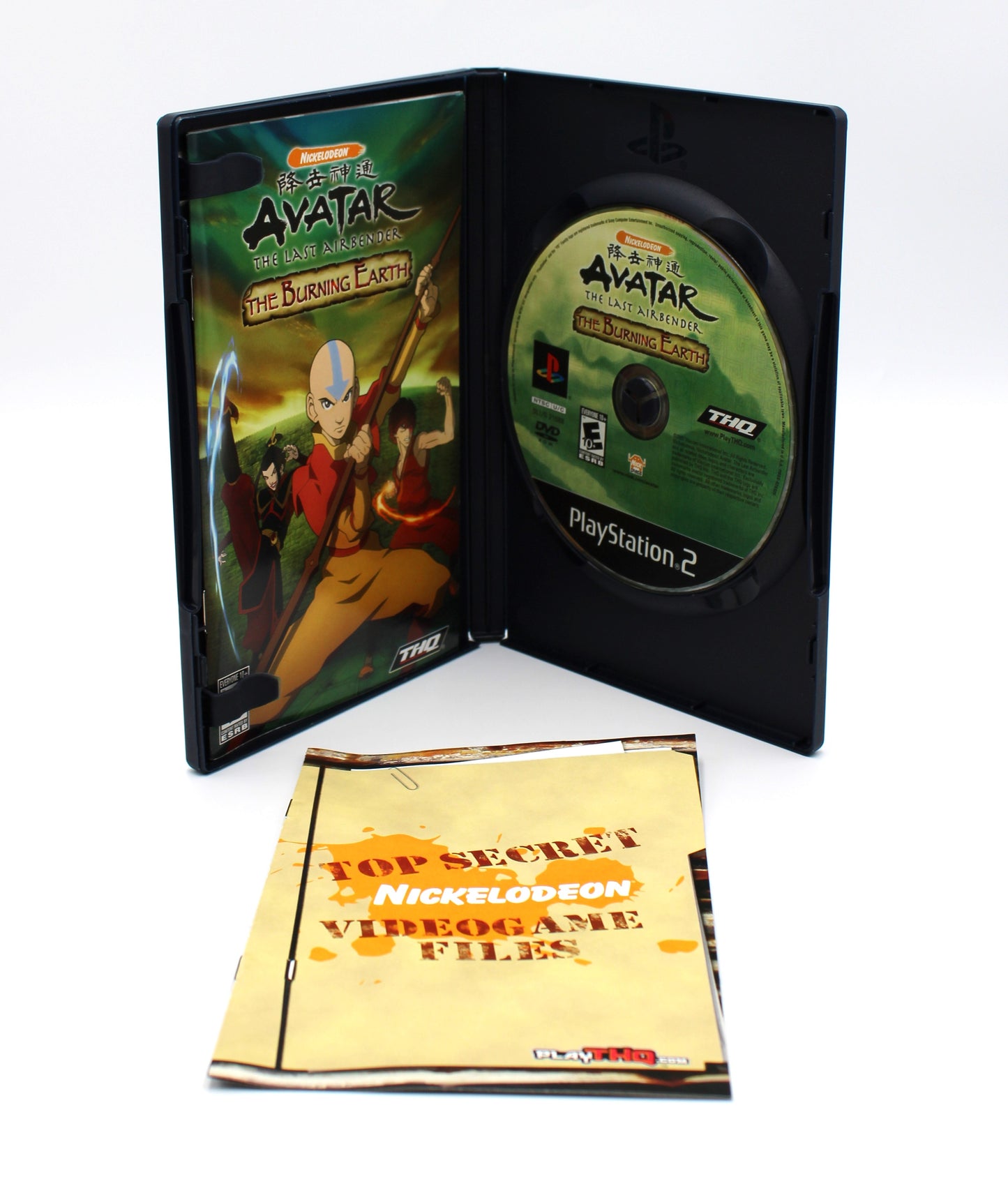 Avatar: The Last Airbender - The Burning Earth (PlayStation 2, PS2, 2007) CIB + Manual, Tested!