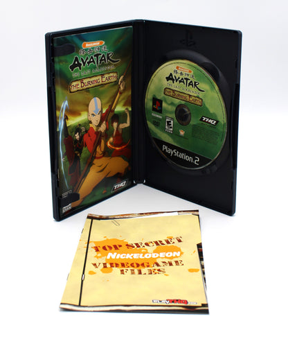 Avatar: The Last Airbender - The Burning Earth (PlayStation 2, PS2, 2007) CIB + Manual, Tested!