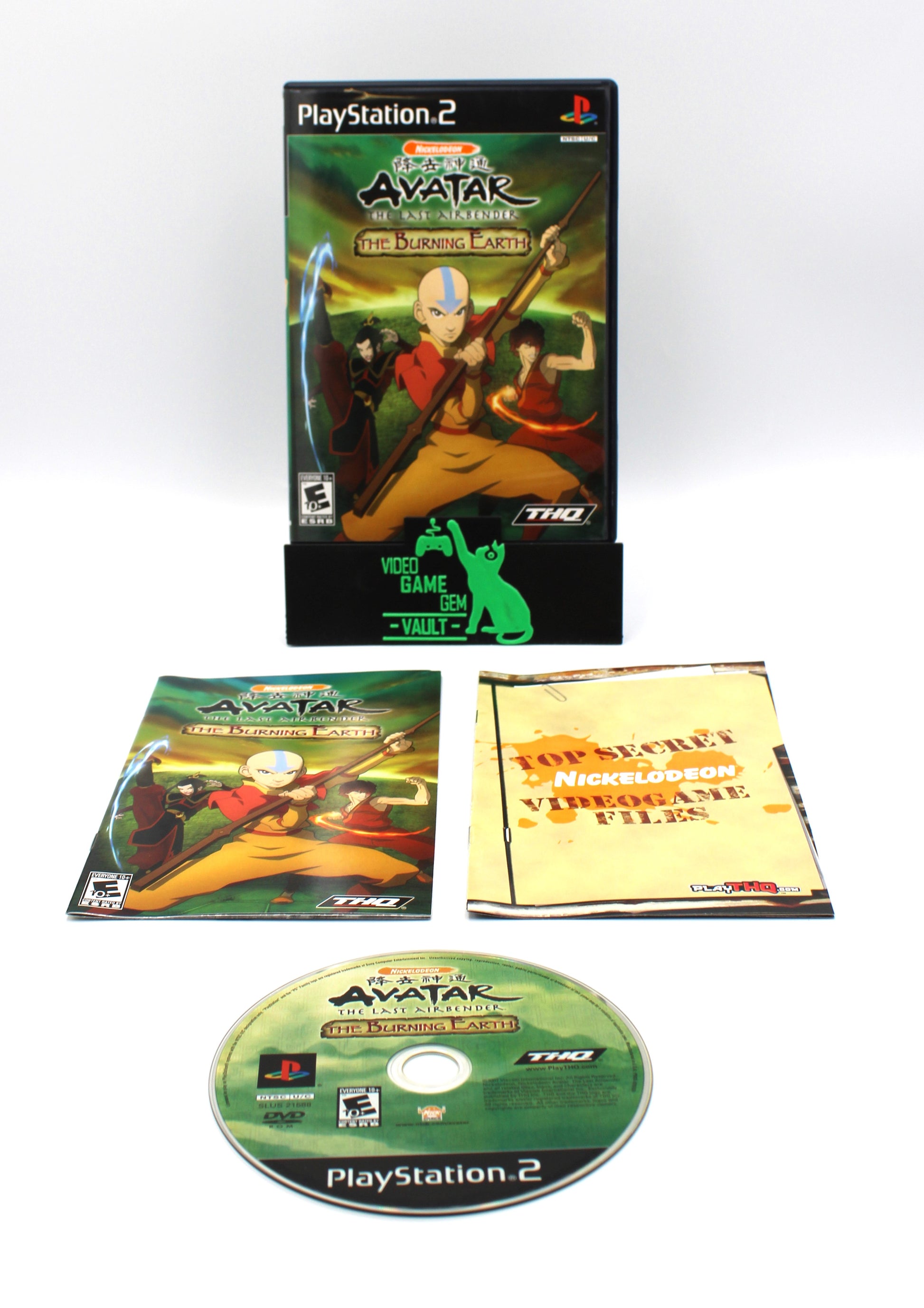 Avatar: The Last Airbender - The Burning Earth (PlayStation 2, PS2, 2007) CIB + Manual, Tested!