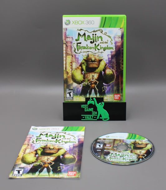 Majin and the Forsaken Kingdom (Xbox 360, 2010) CIB, Complete W/Manual!