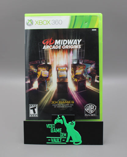 Midway Arcade Origins (Xbox 360, 2012) CIB, Complete & Tested!