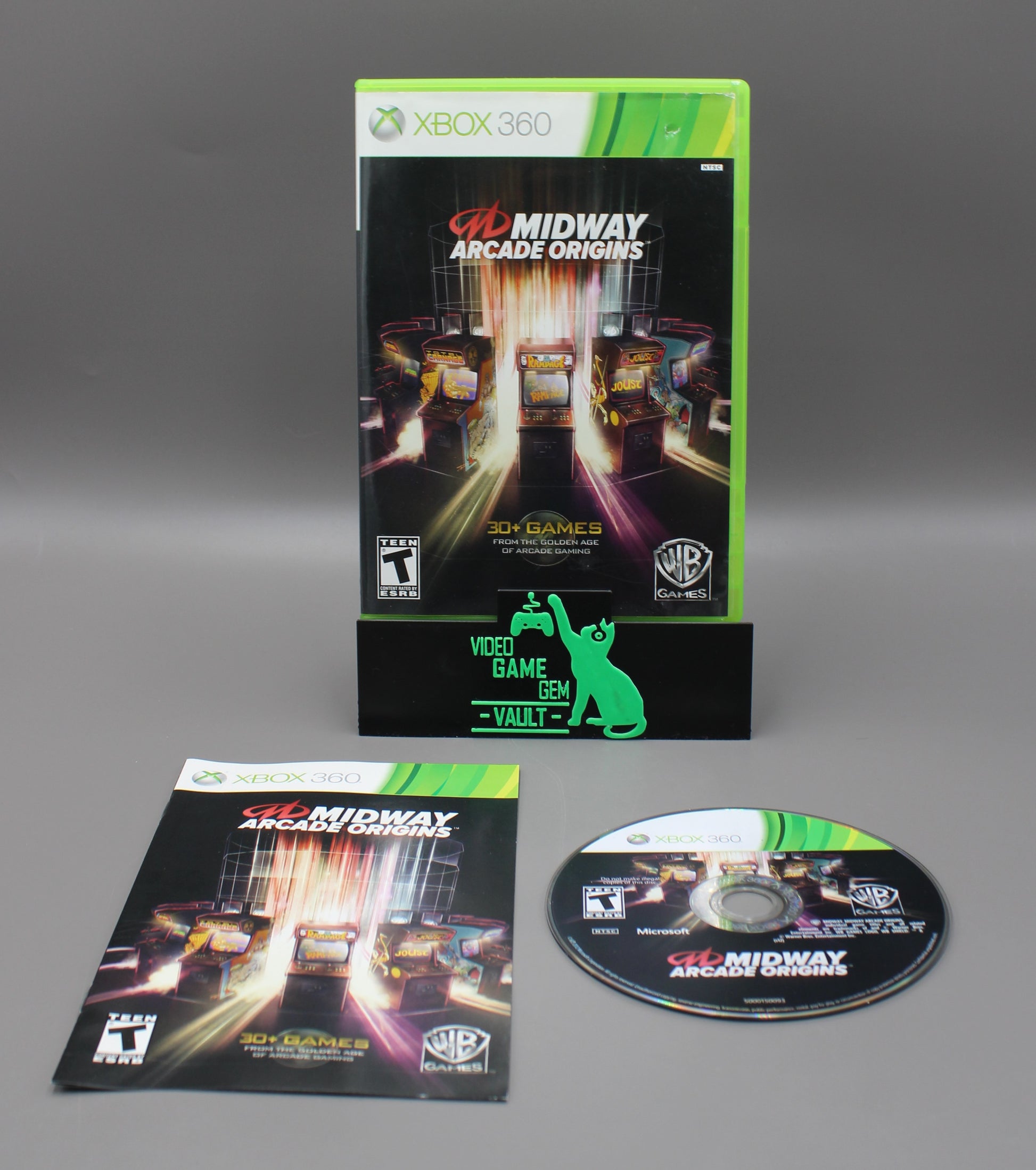 Midway Arcade Origins (Xbox 360, 2012) CIB, Complete & Tested!