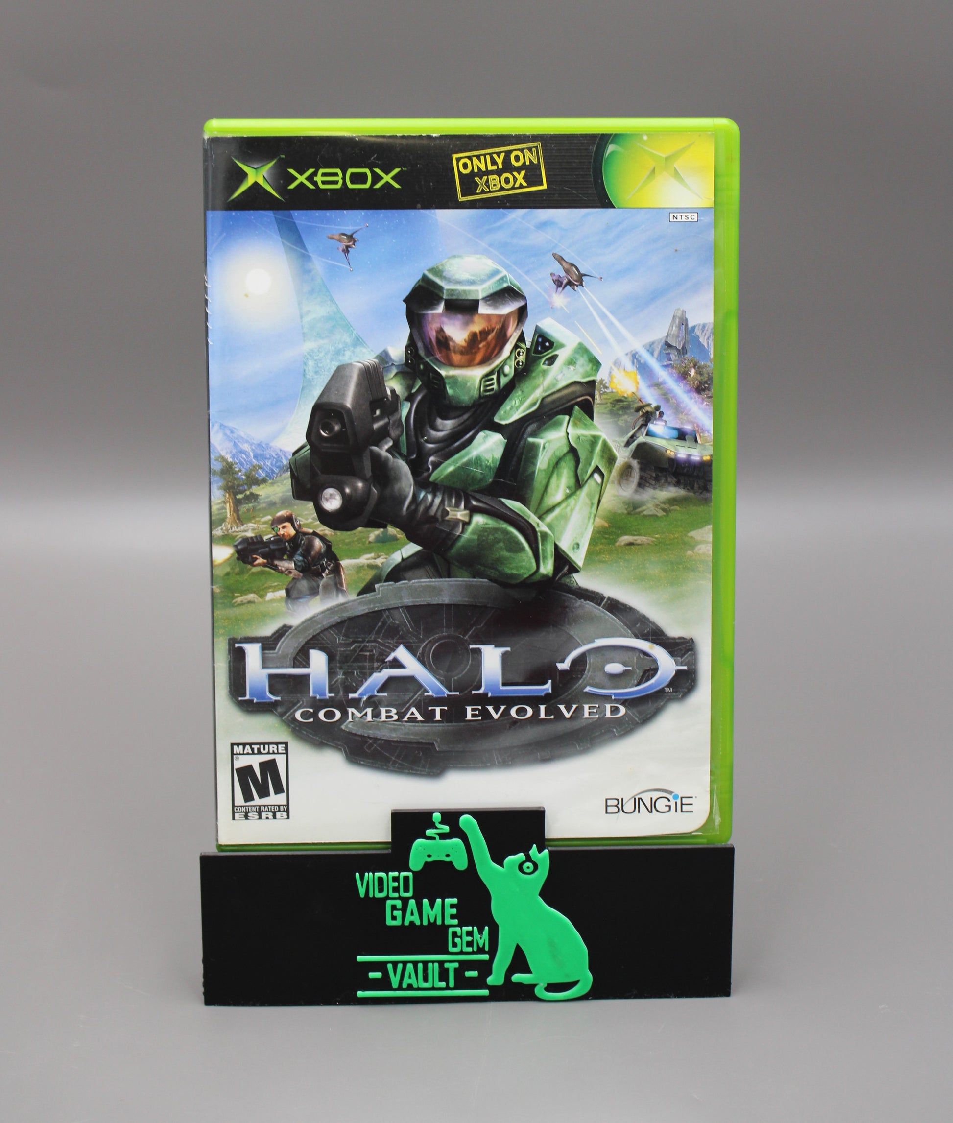 Halo: Combat Evolved (Microsoft Xbox, 2001) CIB, 1st Print, Black Label!