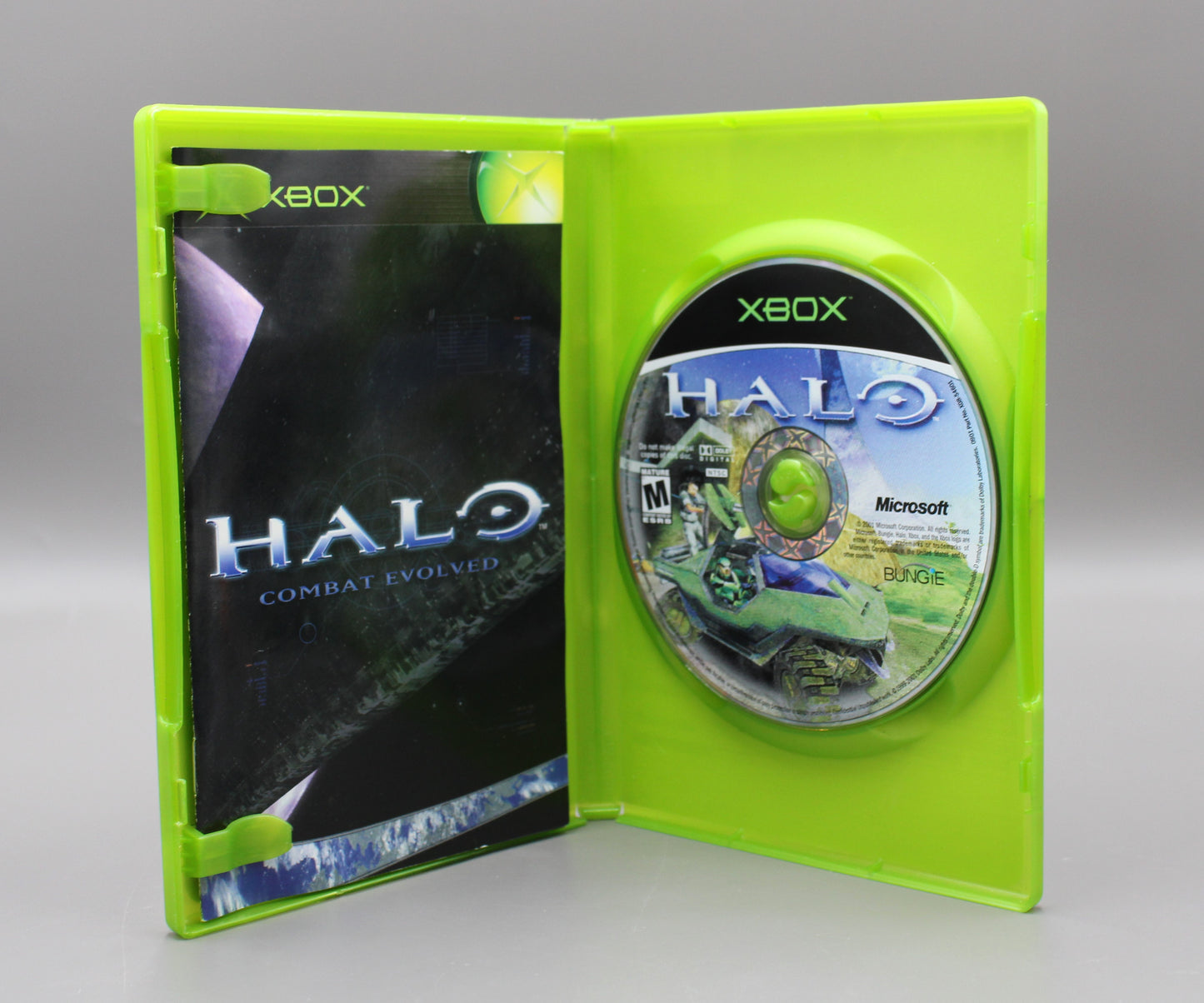 Halo: Combat Evolved (Microsoft Xbox, 2001) CIB, 1st Print, Black Label!