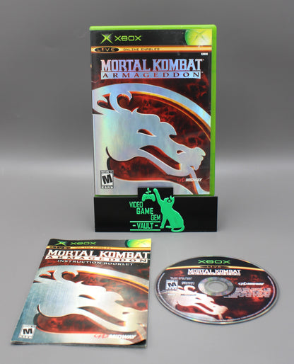 Mortal Kombat: Armageddon (Microsoft Xbox, 2006) CIB, Complete W/Manual!