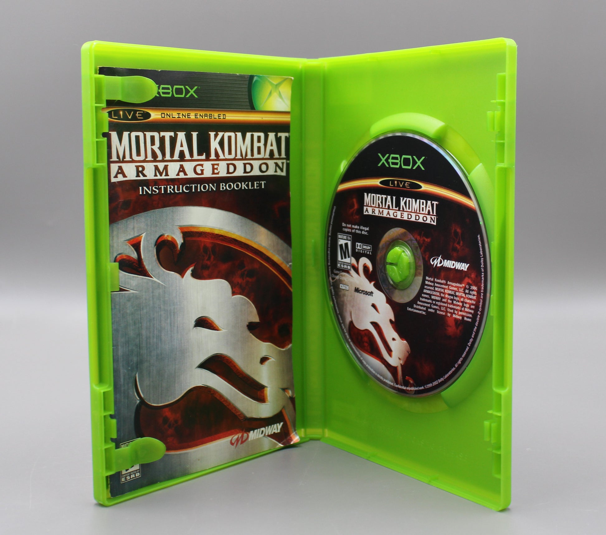 Mortal Kombat: Armageddon (Microsoft Xbox, 2006) CIB, Complete W/Manual!