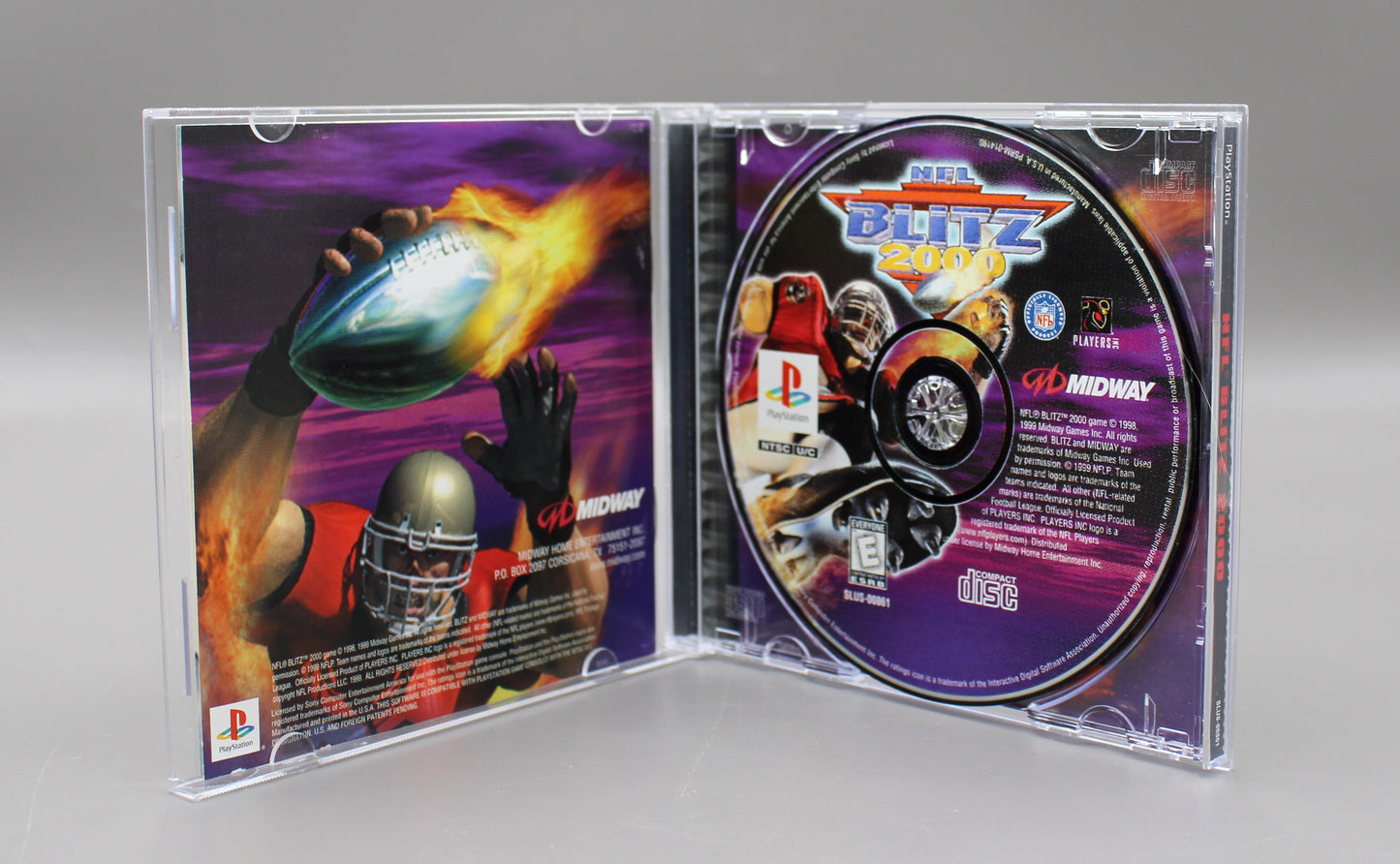 NFL Blitz 2000 (Sony PlayStation 1, PS1, 1999) CIB W/Reg Card