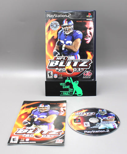 NFL Blitz 2003 (PlayStation 2, PS2, 2002) CIB W/Registration Card!