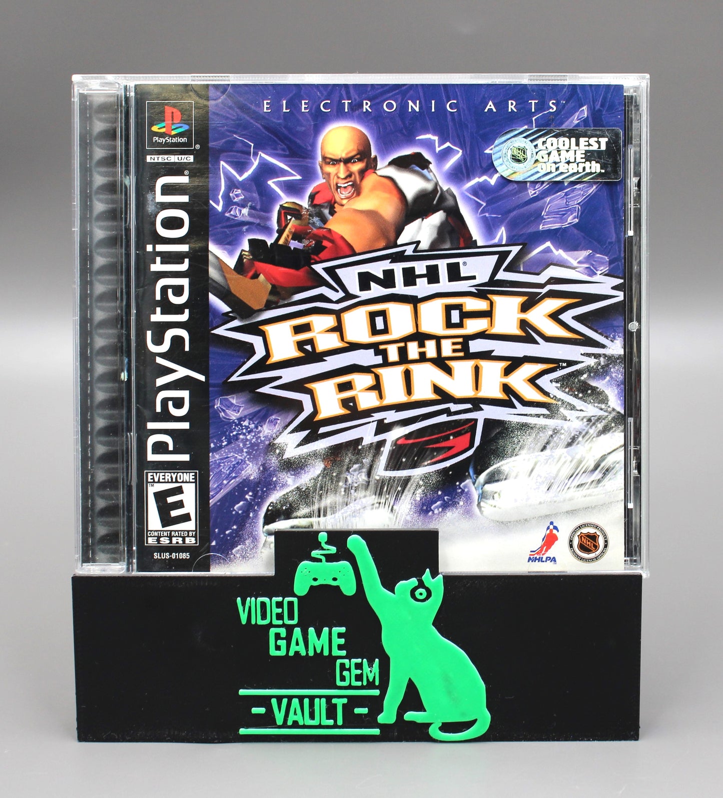 NHL Rock the Rink (Sony PlayStation, PS1, 2000) Black Label, Complete CIB - EA Sports