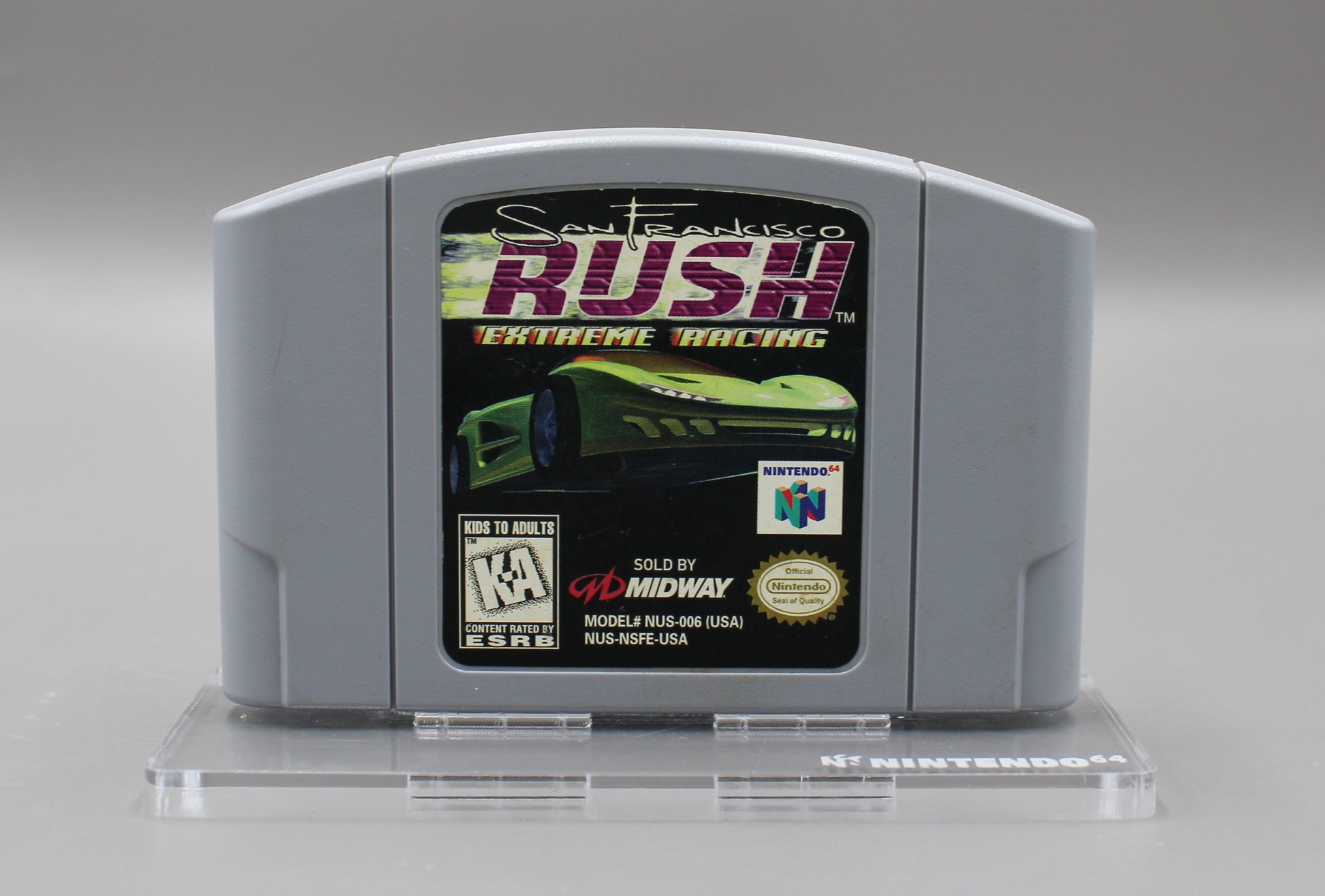 San Francisco Rush: Extreme Racing (Nintendo 64, N64, 1997) Authentic & Tested!