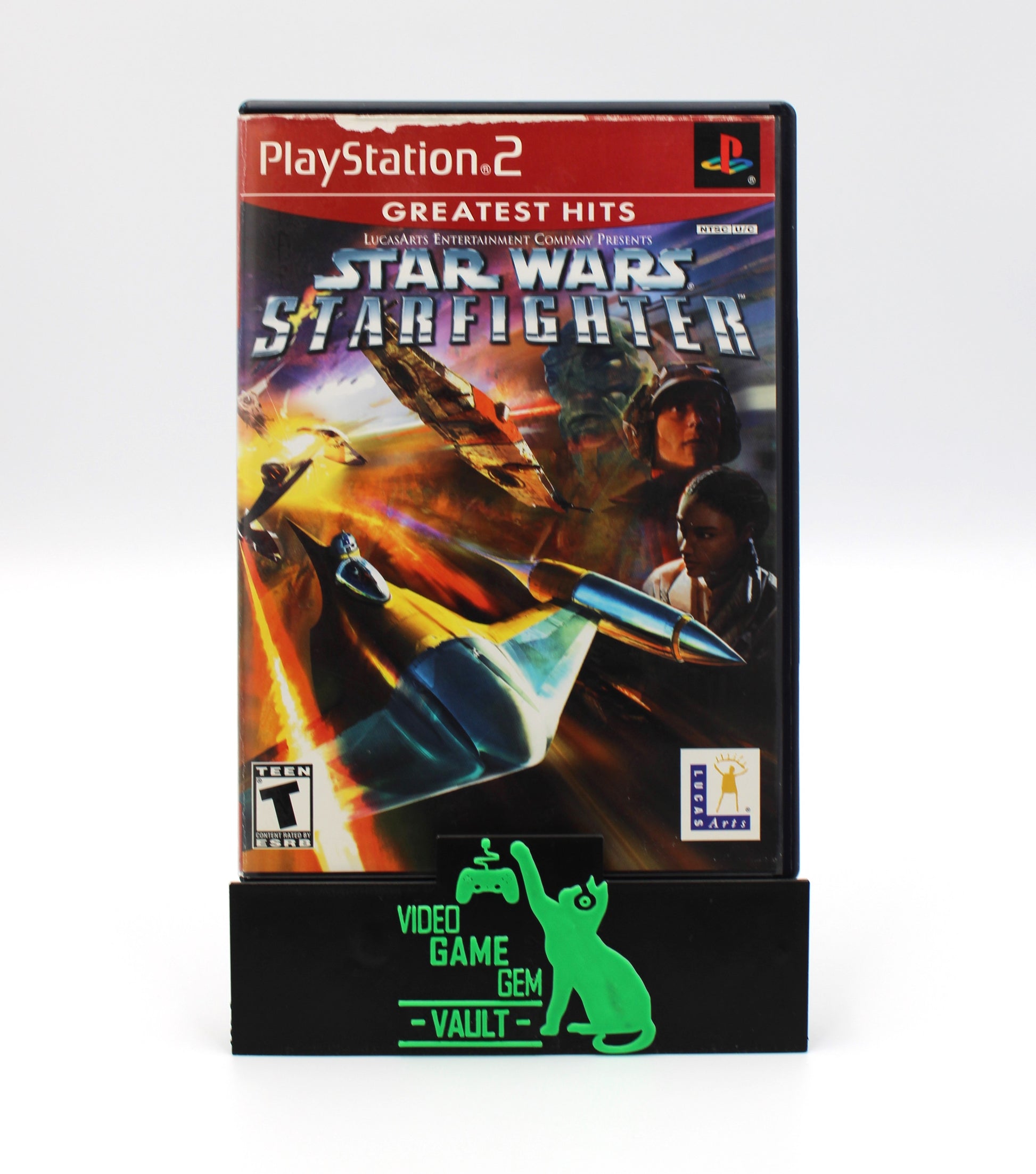 Star Wars: Starfighter (PlayStation 2, PS2, 2002) Greatest Hits GH CIB + Manual & Reg Card! 