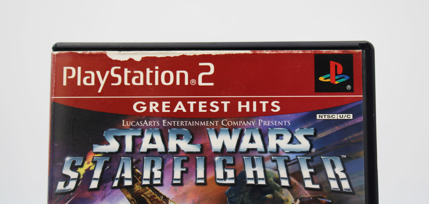 Star Wars: Starfighter (PlayStation 2, PS2, 2002) Greatest Hits GH CIB + Manual & Reg Card! 